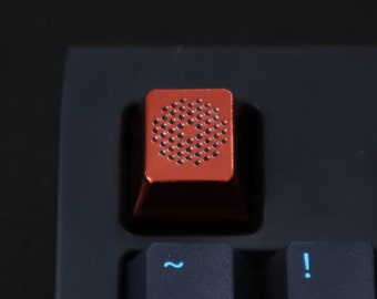 Superconductor Keycap: Copper Plated Zinc Artisan Key Cap