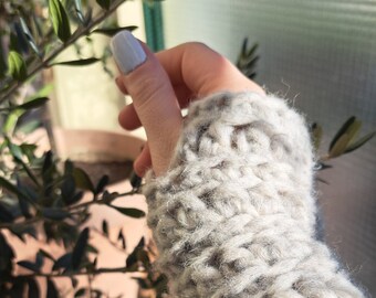 Patrón de mitones de ganchillo / crochet, Zein Polita, Mitones Winter Cold