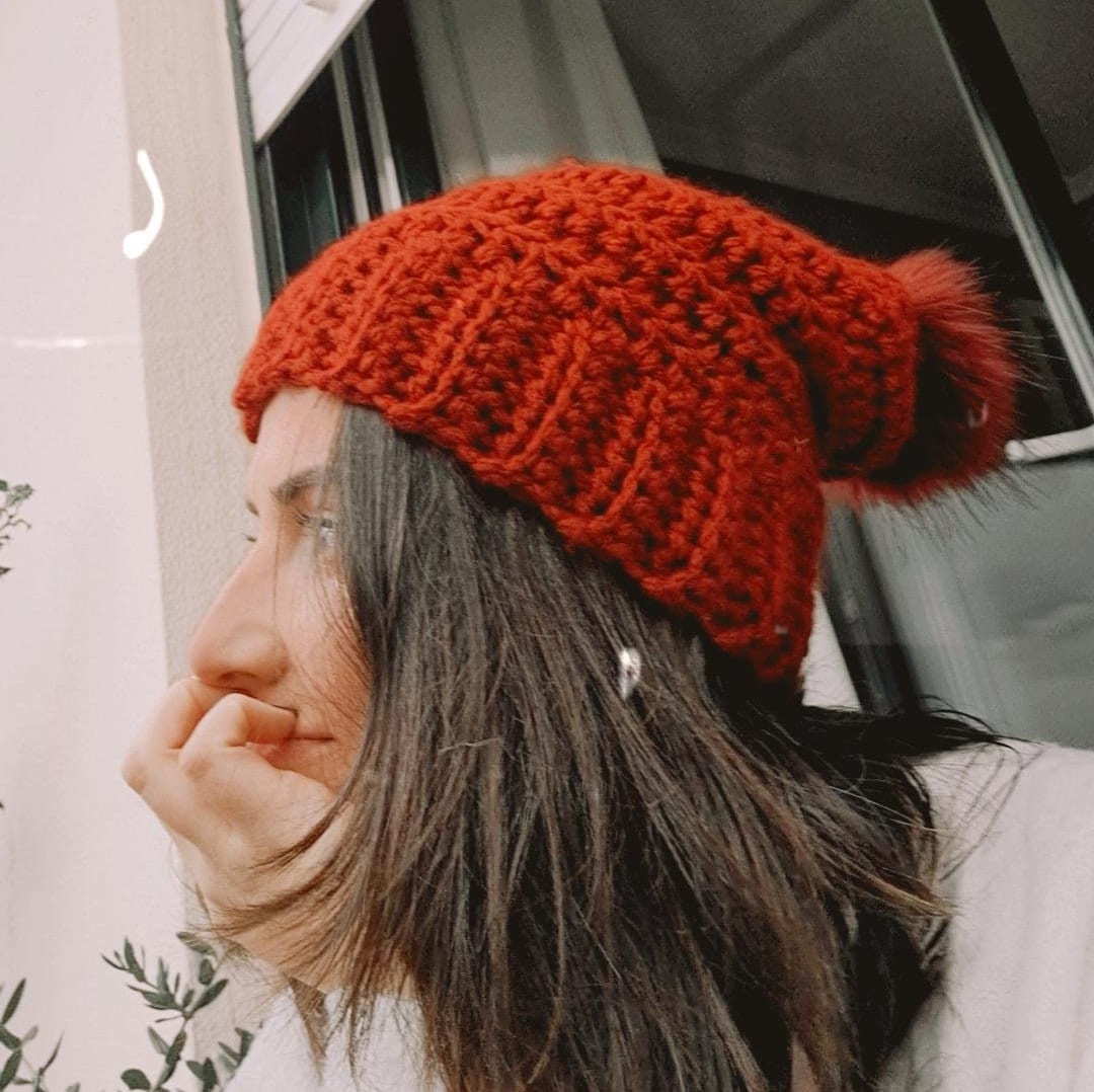 Crochet/crochet Beanie Pattern, Zein Polita, Akira Beanie Etsy