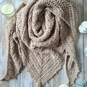 Crochet/crochet shawl pattern. Zein Polita. Gaia Shawl
