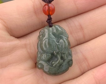 本物の翡翠ペンダントネックレス天然ビルマ産グレードA JP0525 - Etsy 日本