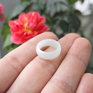 1.5US Jade Ring Natural Burmese Jadeite Genuine Grade A