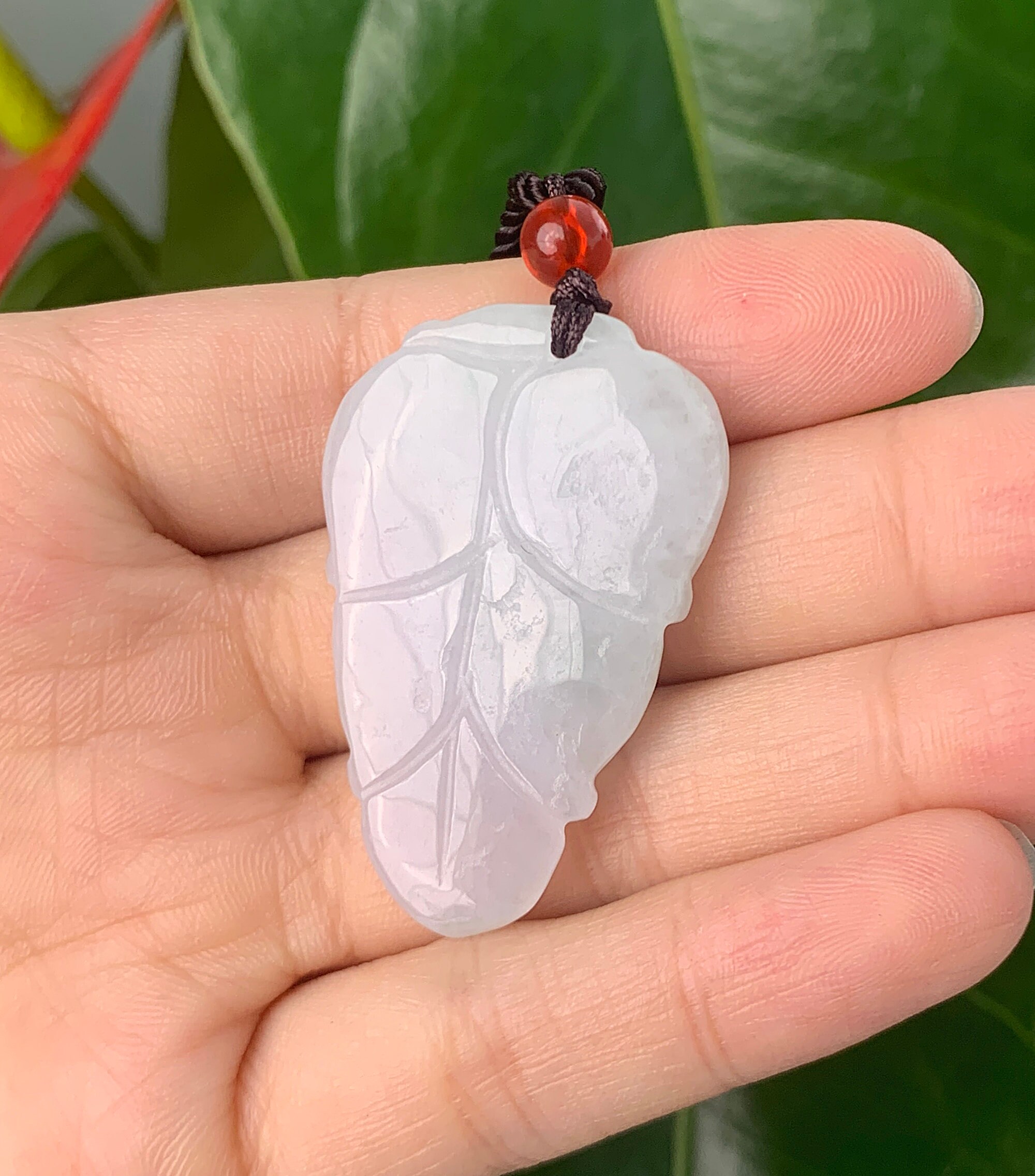 本物の葉型翡翠ペンダント 天然ビルマ産翡翠 グレードA - Etsy 日本