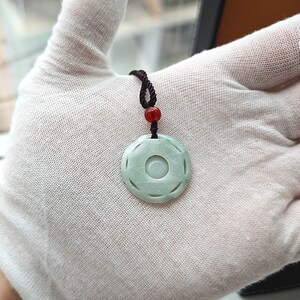 Statement Pendant Necklace Authentic Jade Pendant Natural Burmese Jadeite Genuine Grade A