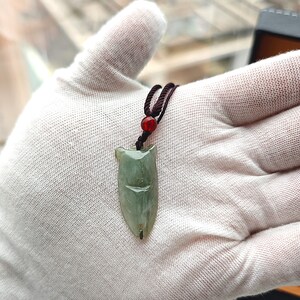 Statement Pendant Necklace Authentic Jade Pendant Natural Burmese Jadeite Genuine Grade A