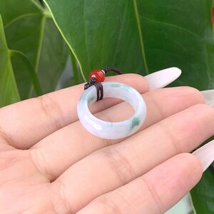 Authentic Burmese Jadeite Donut Pendant Necklace