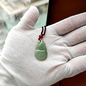 Statement Pendant Necklace Authentic Jade Pendant Natural Burmese Jadeite Genuine Grade A