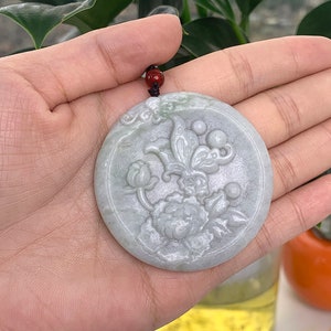 Burmese Jadeite Pendant Necklace: Authentic Grade A Jade
