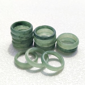 Natural Green Jade Ring