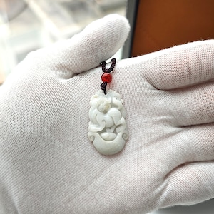 Statement Pendant Necklace Authentic Jade Pendant Natural Burmese Jadeite Genuine Grade A