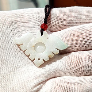 Statement Pendant Necklace Authentic Jade Pendant Natural Burmese Jadeite Genuine Grade A