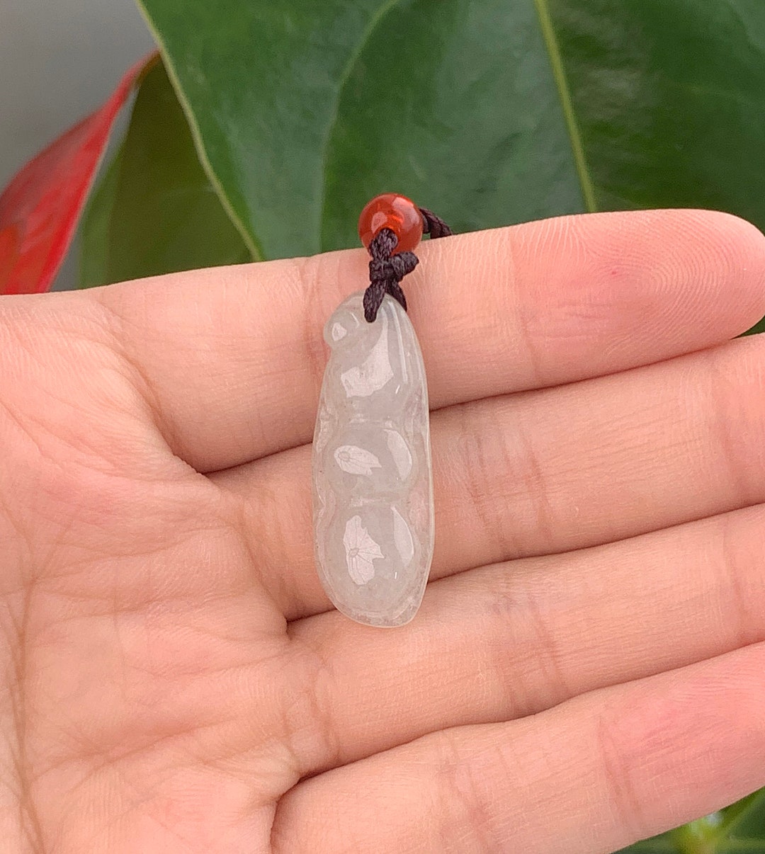 本物の豆翡翠ペンダント 天然ビルマ産翡翠 本物グレードA - Etsy 日本