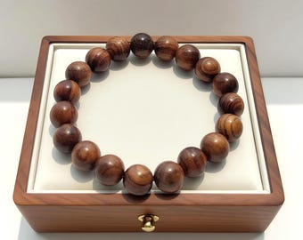 Pulsera auténtica de cuentas de palisandro