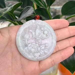 Burmese Jadeite Pendant Necklace: Authentic Grade A Jade