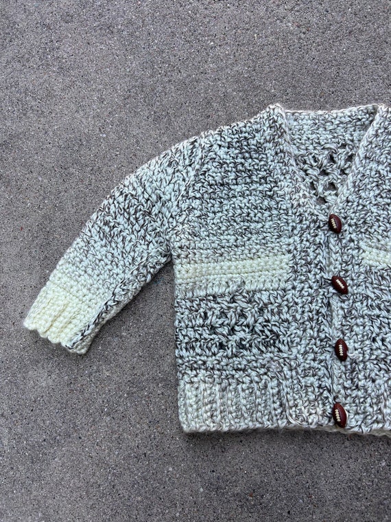 18-24 mo Vintage Football Sweater- Handmade Baby … - image 2