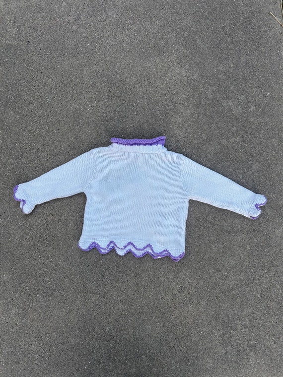 9-12 mo- Vintage Princess Sweater-Baby Girl Princ… - image 6