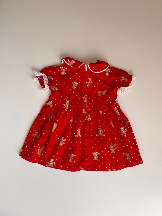 12-18mo- Vintage Teddy Bear Dress- Vintage Toddle… - image 4