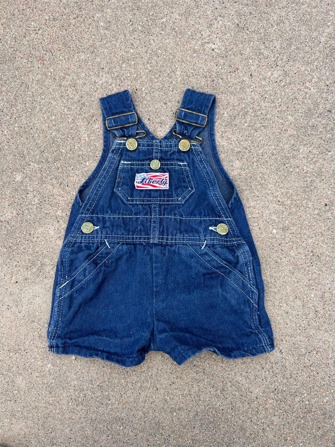 Vintage Baby Denim Shortalls Overalls Liberty Overalls Size - Etsy