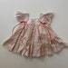 Vintage Lace Baby Girl Dress with Bonnet & Bow | Cream Puff Sleeve Outfit for Special Occasions