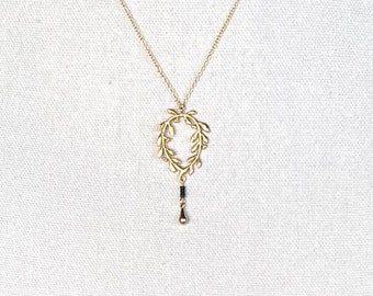 Laurel Leaf Crown Necklace