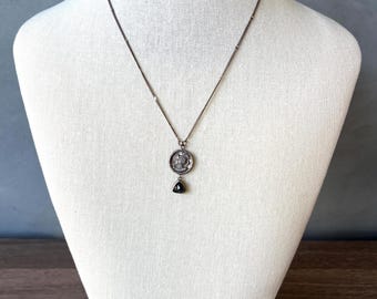 Vintage Greco-Roman Head Necklace