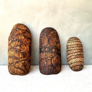 Vintage Carved African Bowls