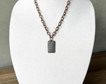 Not All Those Who Wander Necklace