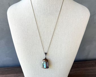 Vintage MoP Thimble Necklace