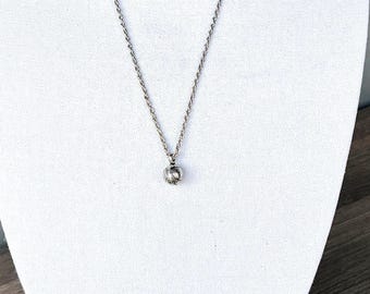 Vintage Sterling Baseball Necklace