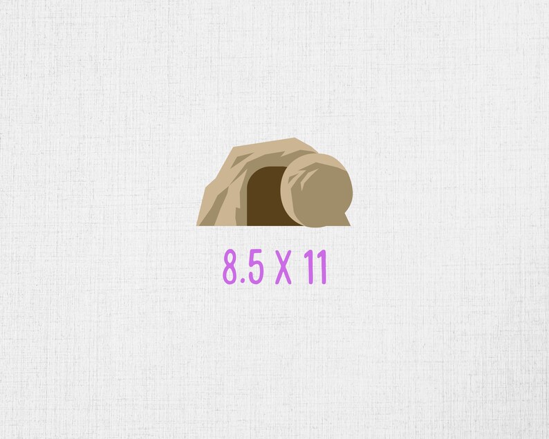 He is Risen Handprint Craft | Christian Easter Art (Digital Download) image 5