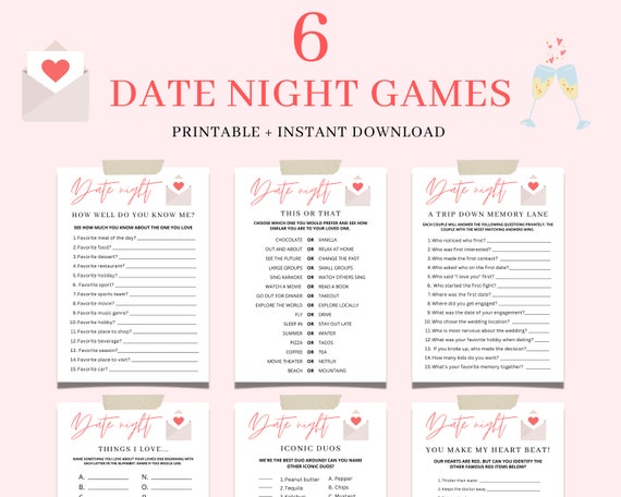 Date Night Games Date Night Ideas Couples Games Date Night Games for Couples  Couples Games Date Night Printable Date Night Games -  Finland