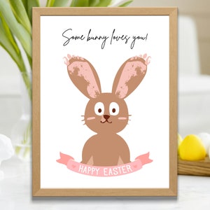 Easter Footprint Craft | Easter Footprint Art | Easter Craft School | Easter Craft Kids | Easter Craft Toddler | Easter Bunny Craft