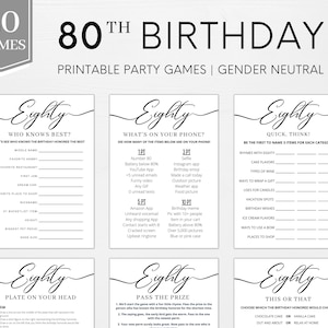 80th Birthday Newspaper Sign, 80th Birthday Gift for Men or Women