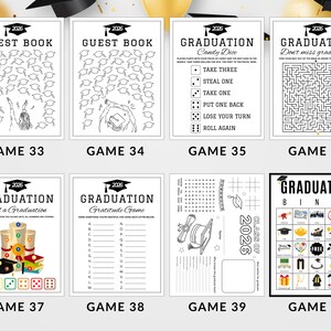 2026 Graduation Games: Fun Graduation Party Activities (Printable) image 8