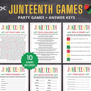 Juneteenth Games | Juneteenth Trivia | Juneteenth Activities | Black History Games | Juneteenth Trivia Games | Juneteenth Printable Games