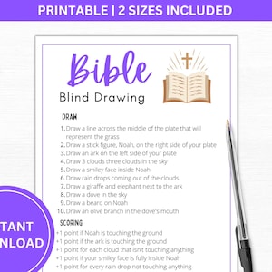 Blind Drawing Game | Bible Game | Womens Ministry Games | Bible Games | Christian Games | Youth Group Games | Bible Games for Adults Kids