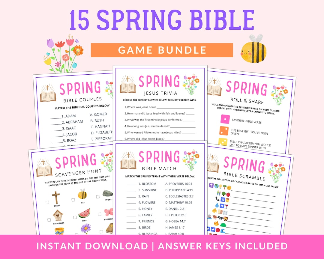 Spring bible games spring games christian spring games bible