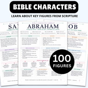 MEGA Guías de Estudio Bíblico: Resúmenes de toda la Biblia (Imprimibles) imagen 3