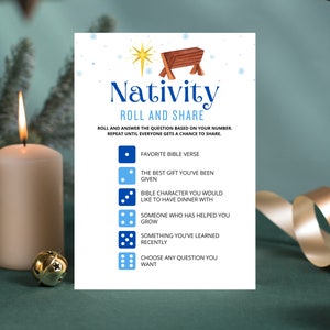 Nativity Game | Church Christmas Party Game | Christmas Bible Game | Christmas Game Church | Christmas Game | Christian Christmas Game