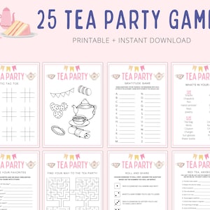 Tea Party Games | Tea Party Games Adults Kids Toddler | Tea Party ...