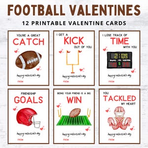 Fußball Valentinstag | Fußball-Valentinstagskarten | Druckbare Fußball Valentinstage | Fußball Wortspiele | Valentinstag für Team | Klasse Valentinsgruß
