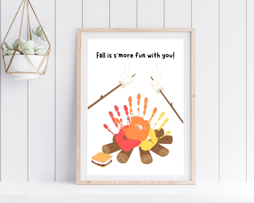 Fall Handprint Craft Fall Handprint Art Fall Craft for Kids Autumn ...