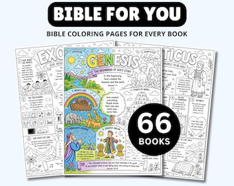 Color the Bible: Christian Coloring Pages for All 66 Books (Printable)