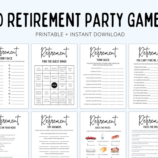 Retirement Party - Etsy