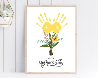 Mother's Day Handprint Art | Keepsake Craft (Digital Download)