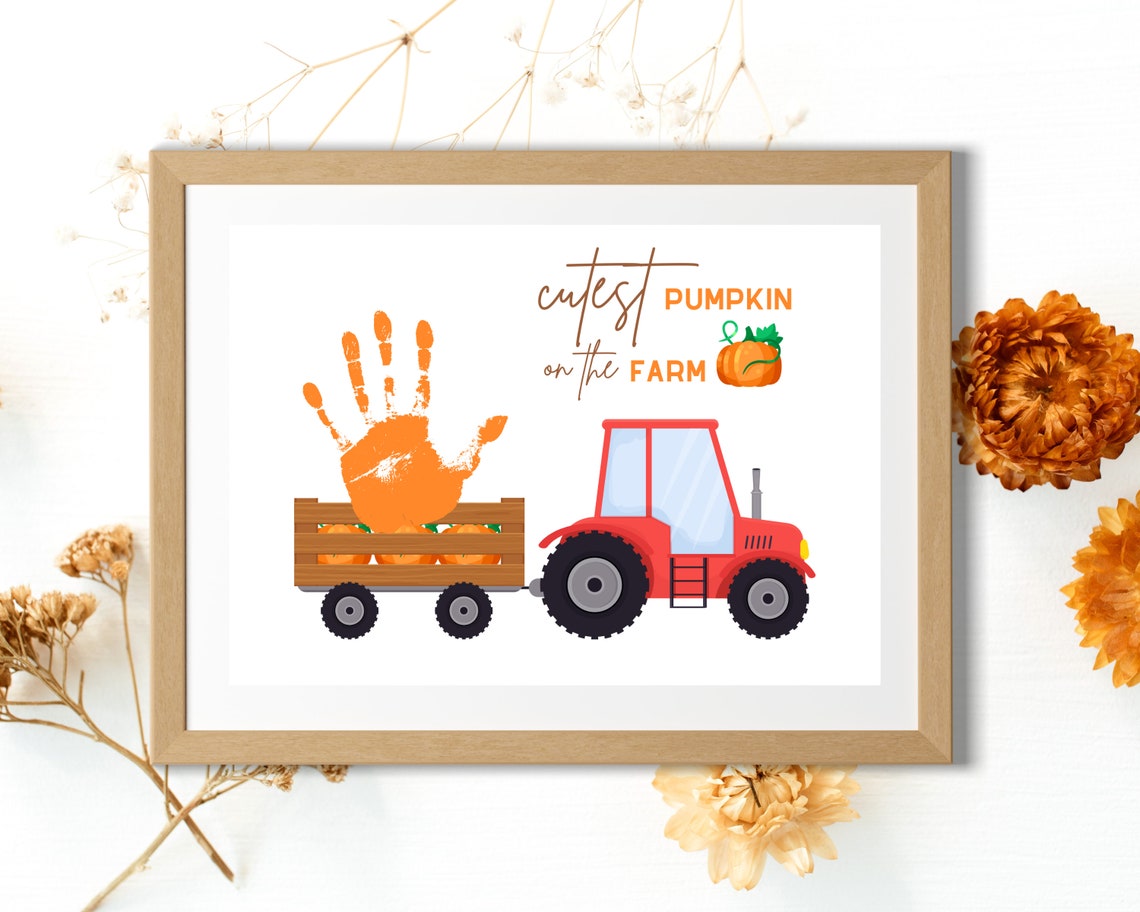 Fall Handprint Art | DIY Autumn Craft for Kids (digital Download) - Etsy