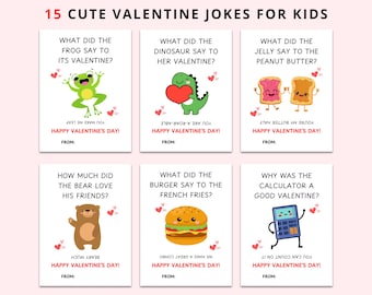 Divertenti biglietti di San Valentino per bambini / Scherzi di San Valentino (stampabili)