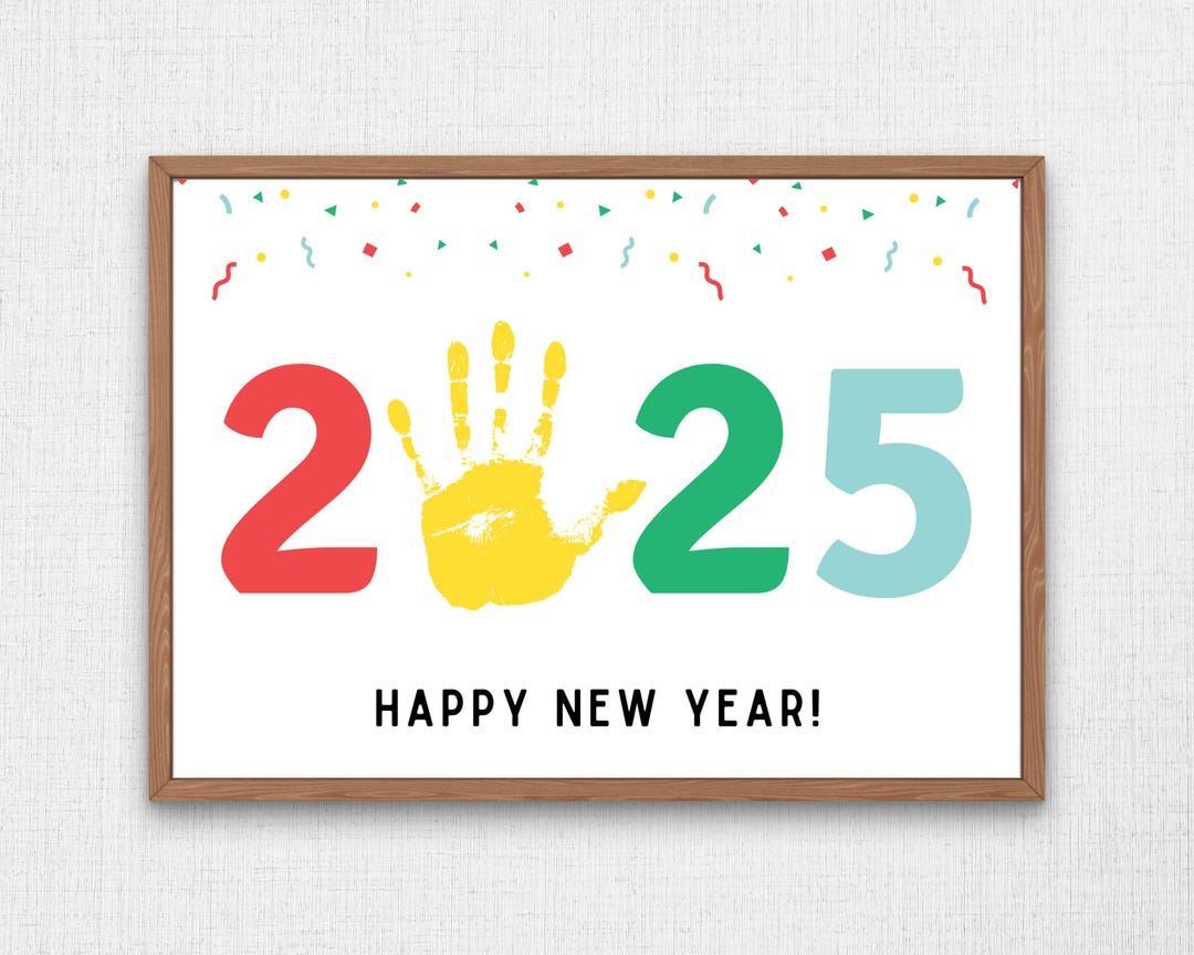 2025 New Years Handprint Craft New Years Handprint Craft New Years Il 1080xN.6475941748 71zx
