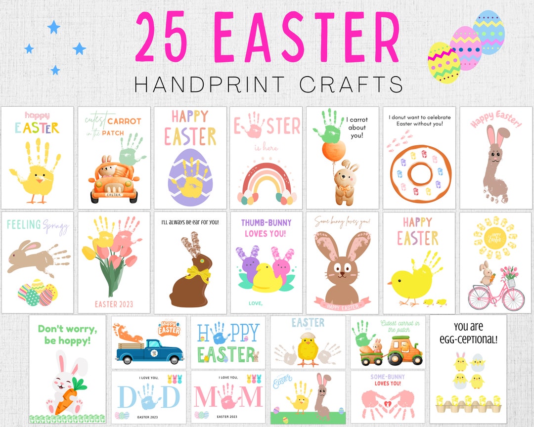 Easter Handprint Craft  Easter Handprint Art  Easter