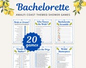 Amalfi Coast Bachelorette Games | 20 Printable Party Games (Digital Download)